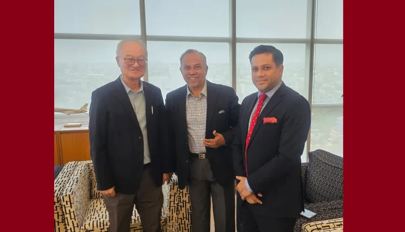 কিহাক সাং এর সাথে সরওয়ার জামাল নিজামের সৌজন্য সাক্ষাৎ